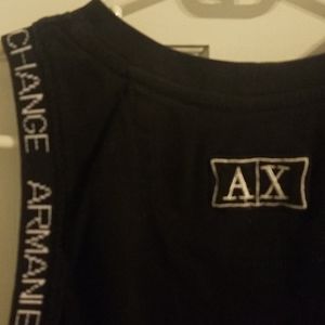Armani exchange black tank top